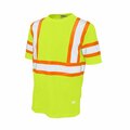 Tough Duck Short Sleeve Safety T-Shirt, ST112-YEL-3 ST112