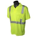 Radians Radians ST12 Class 2 High Visibility Safety Short Sleeve Polo ST12-2PGS-4X