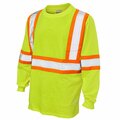 Tough Duck L/S Safety T-Shirt w/100pct. Cotton, Ylw ST211