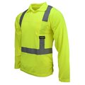 Radians Radians ST22 Class 2 High Visibility Safety Long Sleeve Polo ST22-2PGS-M