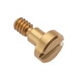 Ampg Shoulder Screw, 2A Thr Sz, 3/8 Thr Lg, 1/8 in Shoulder Lg, Brass STR40651C02