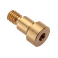 Ampg Shoulder Screw, 2A Thr Sz, 1/4 in Thr Lg, 1/4 in Shoulder Lg, Brass STR55014F04