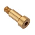 Ampg Shoulder Screw, 2A Thr Sz, 1/4 in Thr Lg, 7/16 in Shoulder Lg, Brass STR55014F07