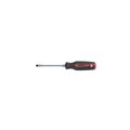 Sunex Slotted Screwdriver, 1/4"x4", Bolster 11S3X4H