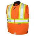 Tough Duck Quilted Safety Vest, SV051-FLOR-L SV051