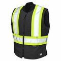 Tough Duck Duck Safety Vest, SV062-BLACK-4XL SV062