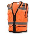 Radians Radians SV59Z Type R Class 2 Heavy Duty Surveyor Safety Vest SV59Z-2ZOD-XL