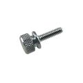 Unicorp Thumb Screw, #4-40 Thread Size, Round Washer, Zinc Plated Steel THS1002-M10-F21-440
