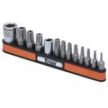 Titan Star Bits Set, Tampr Restnt, 5 pt., 13 pcs. 16137