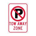Nmc Tow Away Zone Sign, TM174J TM174J