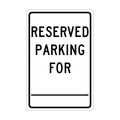 Nmc Reserved Parking Sign, TM6G TM6G