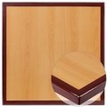 Flash Furniture Square Two-Tone Cherry/Mahogany Resin To TP-2TONE-3636-GG