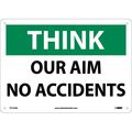 Nmc Think Our Aim No Accidents Sign, TS122AB TS122AB