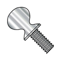 Zoro Select Thumb Screw, #10-24 Thread Size, Spade, Plain Stainless Steel, 3/8 in Lg, 2000 PK 1006TS188
