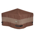 Duck Covers Ultimate Mocha Patio Square Fire Pit Cover, 32"L x 32"W x 24"H UFPS3232
