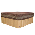 Duck Covers Ultimate Brown Patio Hot Tub Cover Cap, 86"W x 86"D x 14"H UHT888814