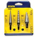 Irwin Unibit Step Drill Set, 3 Piece VGP10502