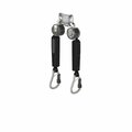 Msa Safety Self Retracing Lanyard, 400 lb Weight Capacity, Gray VTOHW-012-RD-A