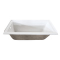 Kingston Brass VTPN603220L 60" Acrylic Drop In Tub with, 60" L, 32" W, White, Acrylic VTPN603220L