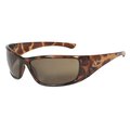 Radians Polarized Safety Glasses, Brown POL Uncoated VG3-P