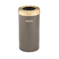 Glaro 16 gal Trash Can, Bronze Vein/Satin Brass W-1532BV-BE-W4