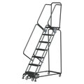 Ballymore Lockstep Rolling Ladder, Steel, 70 in.H WA072414P