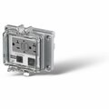 Hubbell Wiring Device-Kellems Access Port, Power And Data, NEMA 12/4 PR205EB
