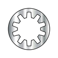 Zoro Select Internal Tooth Lock Washer, For Screw Size 3/4 in Spring Steel, Zinc Plated Finish, 2000 PK 75WI