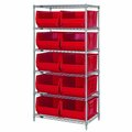 Quantum Storage Systems Shelving Unit, Wire WR6-974RD