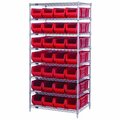 Quantum Storage Systems Shelving Unit, Wire WR8-970RD