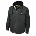 Tough Duck Duck Shirt, Sherpa-Lined, Hood, 3XL, Black WS032