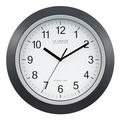 La Crosse Technology Atomic Wall Clock, Black, 12" WT-3129B