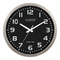 La Crosse Technology Metal Atomic Analaog Wall Clock, 16" WT-3161BK-INT