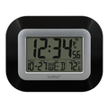 Zoro Select Atomic Digital Wall Clock w Indoor Temp WT-8005U-B-INT