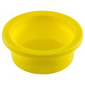 Caplugs Yellow Plastic Tapered Cap .174" - .225" Plug .236" - .296" Wide Flange 1000PK WW-1