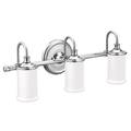 Moen Belfield Triple Globe Bath Light Bright Chrome YB6463CH