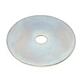 Zoro Select Fender Washer, Fits Bolt Size 5/16" , Steel Zinc Plated Finish, 50 PK Z0636