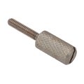 Ampg Thumb Screw, #4-48 Thread Size, Slotted, Plain Stainless Steel, 1/2 in Lg Z0739SL
