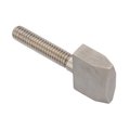 Zoro Select Thumb Screw, 5/16"-18 Thread Size, Wing/Spade, Plain 18-8 Stainless Steel, 3/4 in Head Ht Z1090-SS