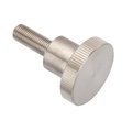 Zoro Select Thumb Screw, 3/8"-24 Thread Size, Round, Plain 18-8 Stainless Steel, 5/16 in Head Ht, 2 1/16 in Lg Z2003-SS