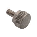 Zoro Select Thumb Screw, #8-32 Thread Size, Round, Plain 18-8 Stainless Steel, 7/32 in Head Ht, 5/8 in Lg Z2312SS