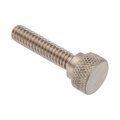 Ampg Thumb Screw, 1/4"-20 Thread Size, Knurl High Head Shoulder, Plain 18-8 Stainless Steel, 1 in Lg Z2346SS