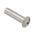Ampg Combo Barrel, #8-32, 3/4 in Brl Lg, 13/64 in Brl Dia, 18-8 Stainless Steel Unfinished Z4128SS