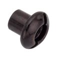 Ampg Slot Barrel, #10-24, 1/4 in Brl Lg, 1/4 in Brl Dia, Steel Black Zinc Plated Z4404-BLACK