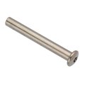 Ampg Combo Barrel, #10-24, 2 in Brl Lg, 1/4 in Brl Dia, 18-8 Stainless Steel Unfinished Z4432T6S