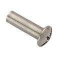 Zoro Select Barrel Bolt, 1/4"-20, 1 in Brl Lg, 5/16 in Brl Dia, 18-8 Stainless Steel Plain, 5 PK 5MA21