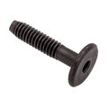 Ampg 1/4"-20 x 30 mm Hex Extra Wide Machine Screw, Black Oxide Steel Z4481-BX