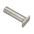 Ampg Barrel Nut, #8-32, 3/4 in Brl Lg, 13/64 in Brl Dia, Aluminum Unfinished Z4663