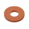 Ampg Flat Washer, Fits Bolt Size #6 , Phenolic Red Brown Finish Z8404
