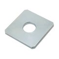 Ampg Square Washer, Fits Bolt Size 1 in Steel, Zinc Plated Finish Z8707-ZN